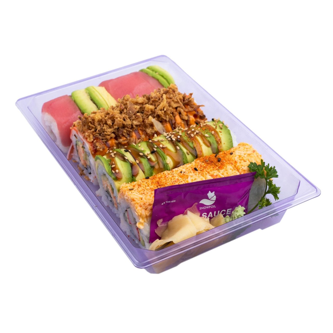 Snowfox Sushi Mixed Combo Deluxe 20 Pcs - Image 1