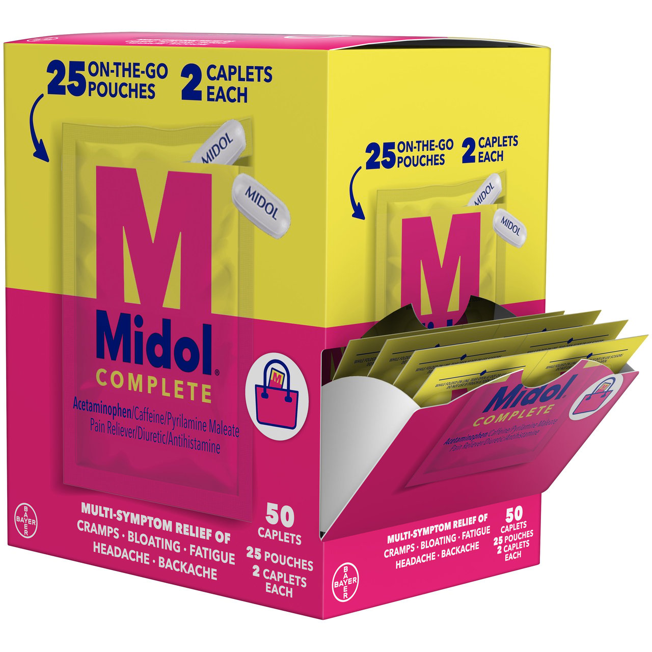 Midol Complete On-The-Go 50ct Dispenser - Image 1