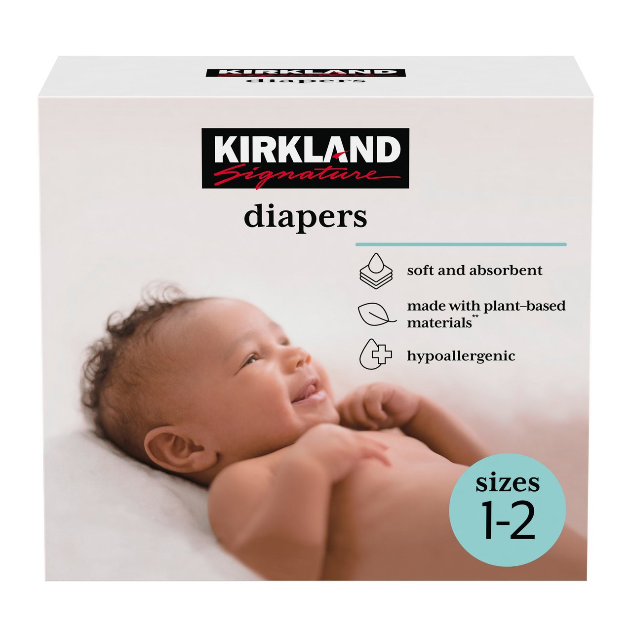 Kirkland Signature Diapers Size 2, 174 Count - Image 1