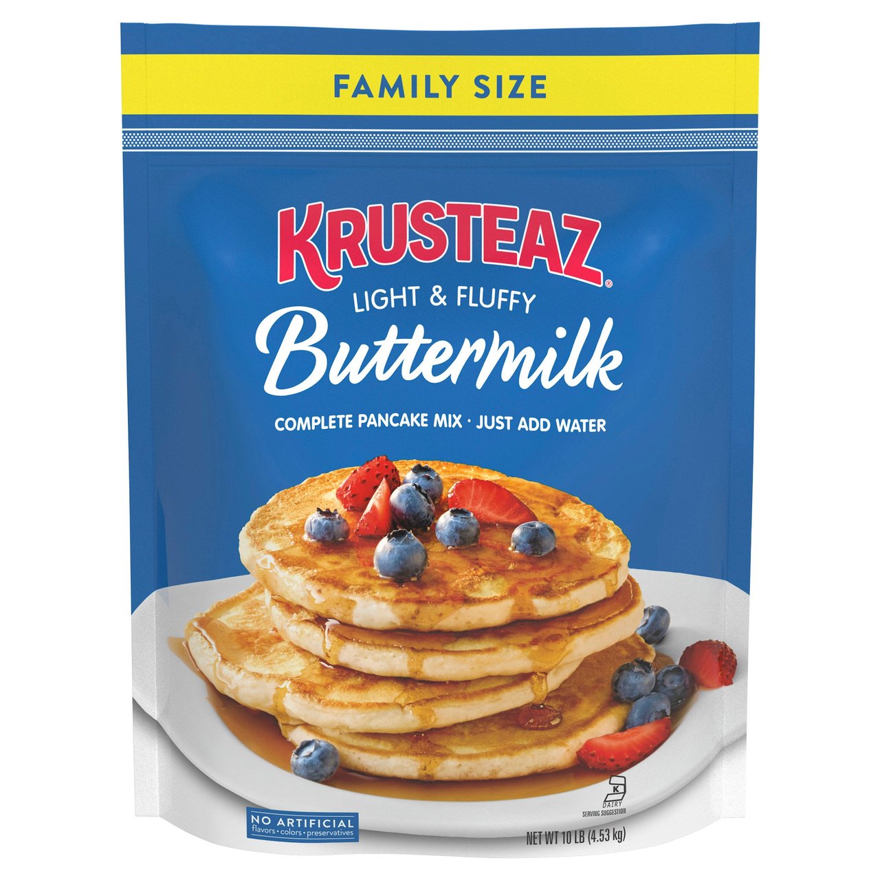 Krusteaz Buttermilk Pancake Mix 160 Ounce Bag - Image 1