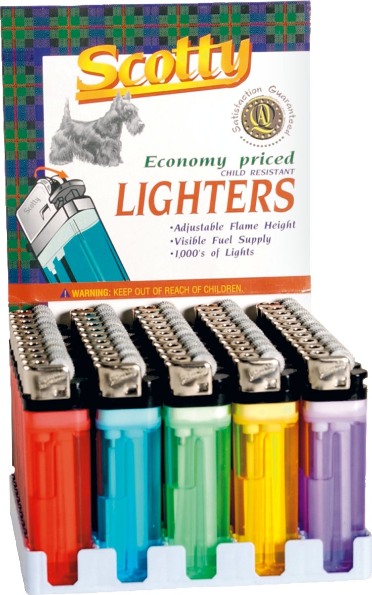 Calico Scotty Economy Lighters, 2 Pack of 50 ct - Image 1