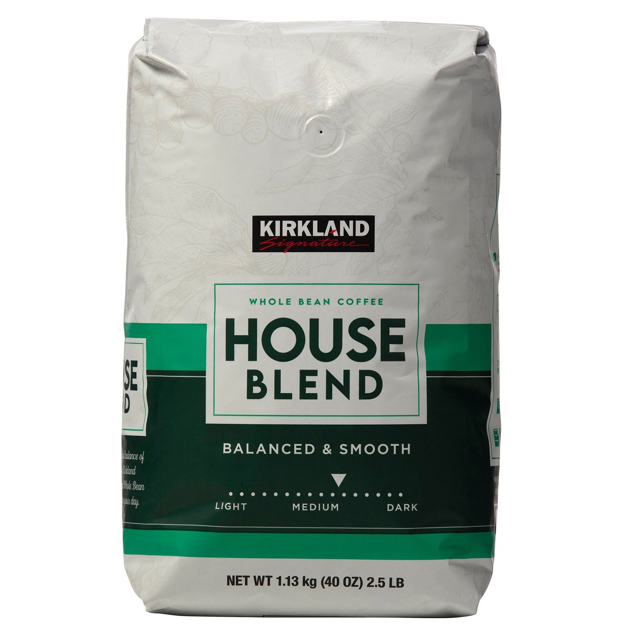 Kirkland Signature House Blend Whole Bean 40 oz (2.5 lbs) - Image 1