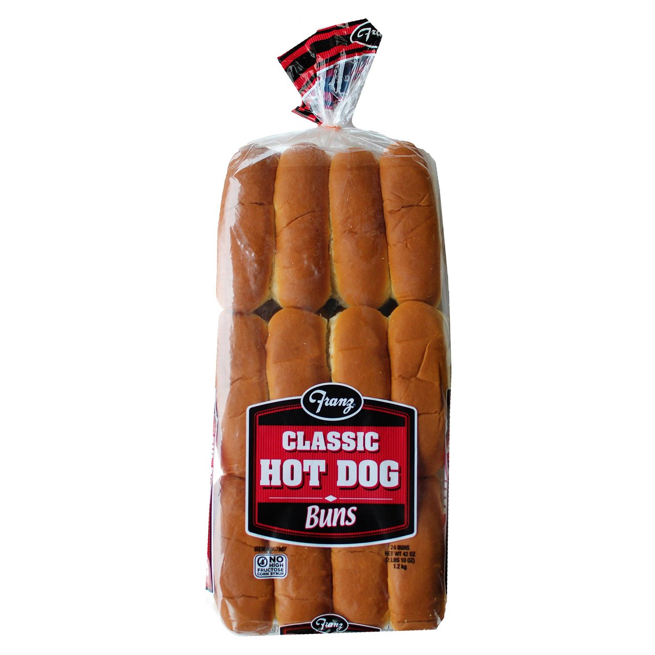 Franz 6" Hot Dog Buns 24 Count 42 Ounces - Image 1