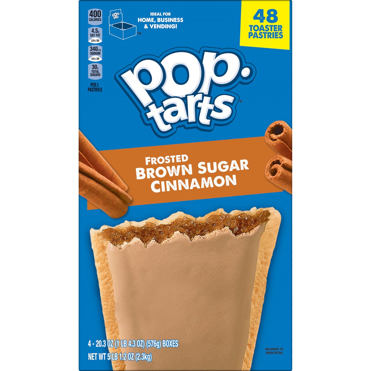 Pop-Tarts Frosted Brown Sugar Cinnamon 48 CT