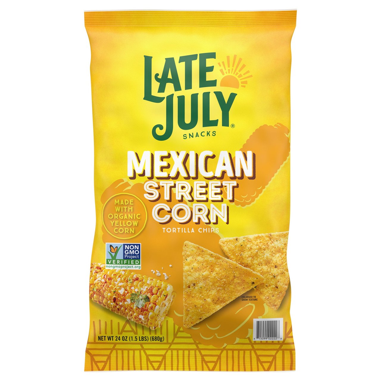 Late July Mexican Street Corn Tortilla Chips, 24 oz - Image 1