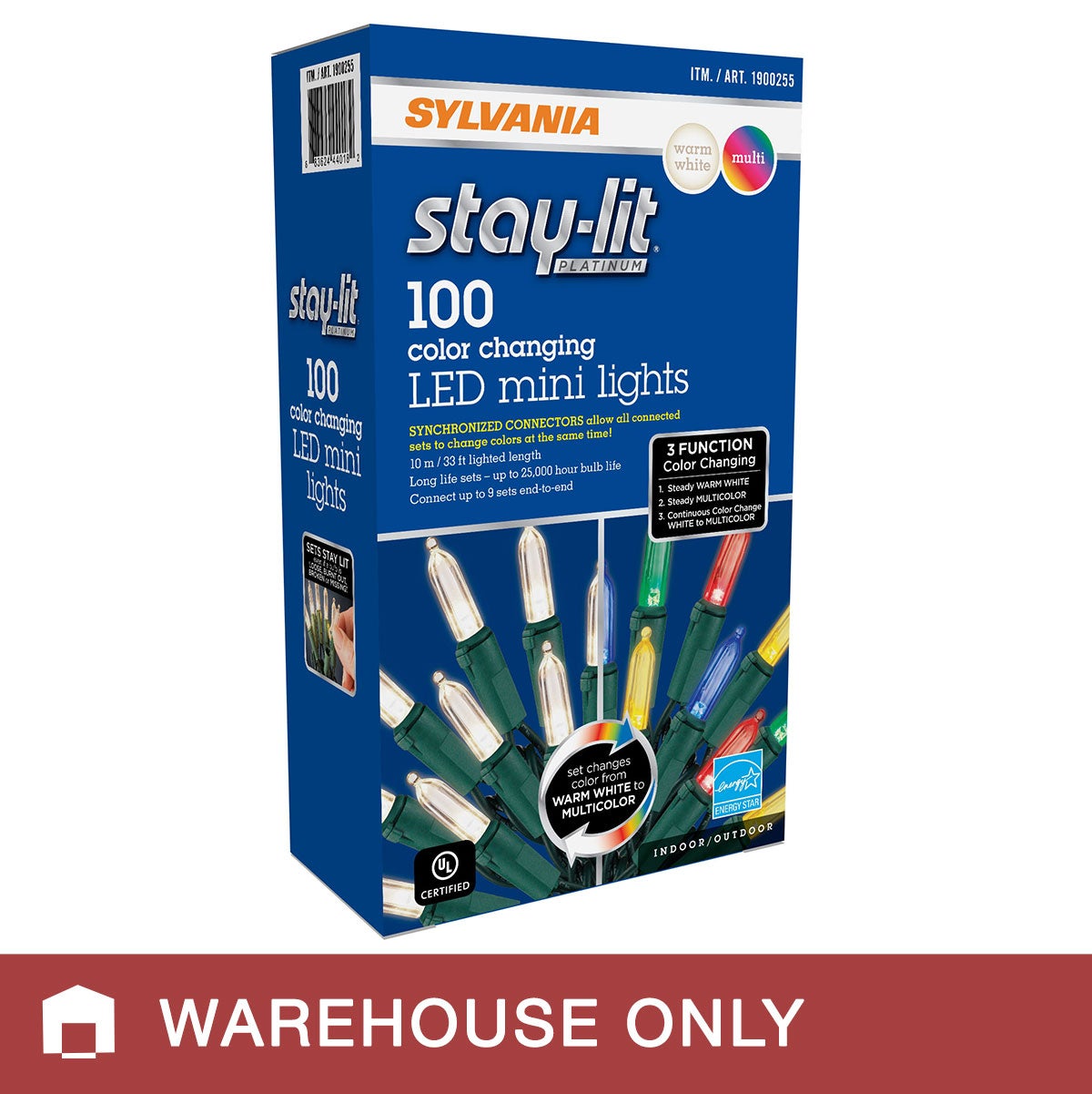 Sylvania 100-Count LED Mini Lights Color Changing