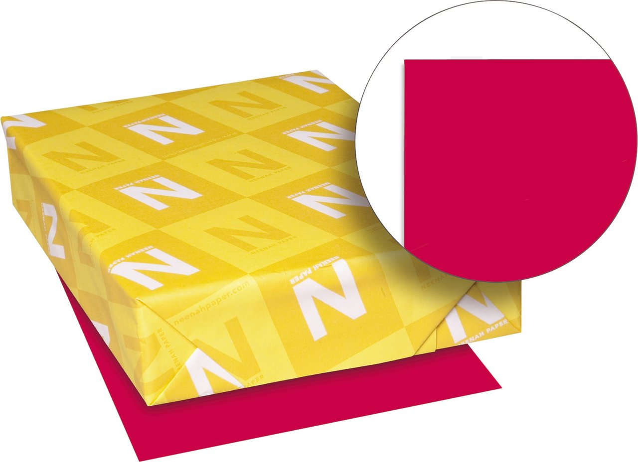 Astrobrights Color Paper, Rocket Red, 8.5" x 11", 24 lb, 500 Sheets