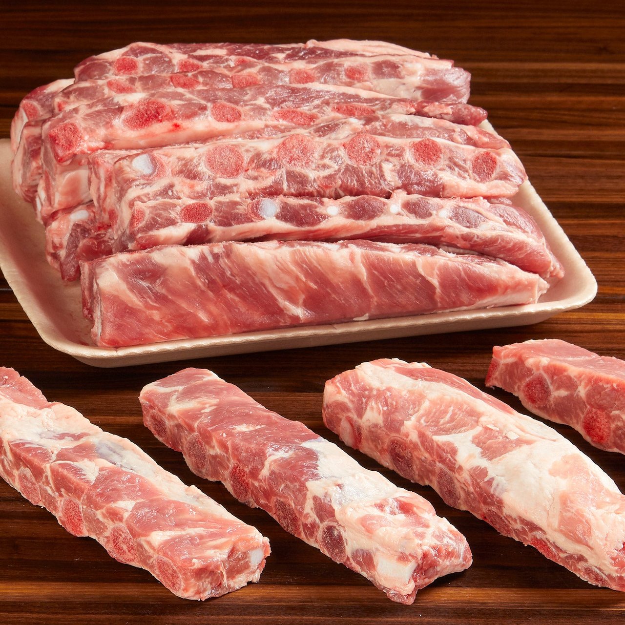 Pork St. Louis Spare Rib Portions Per Lb. - Image 1