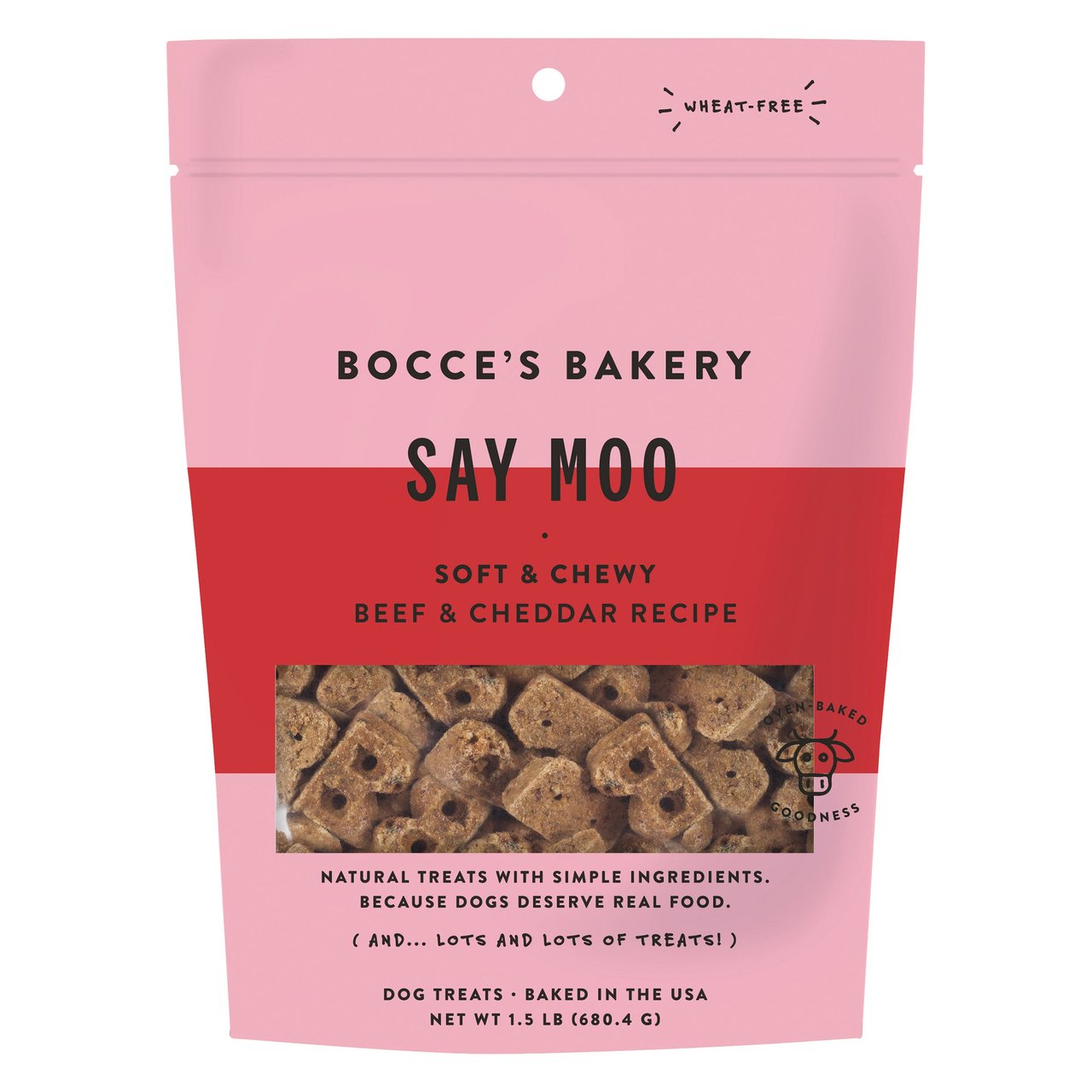 Bocce's Bakery Say Moo 24 oz - Image 1