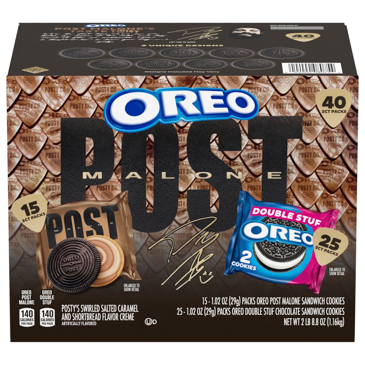 Nabisco Post Malone Oreo 40.8 oz (2.55 lbs) - Image 1
