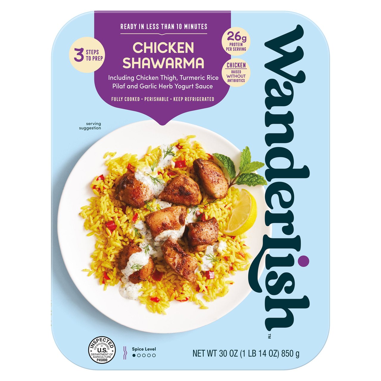 Wanderlish Chicken Shawarma 30 oz - Image 1