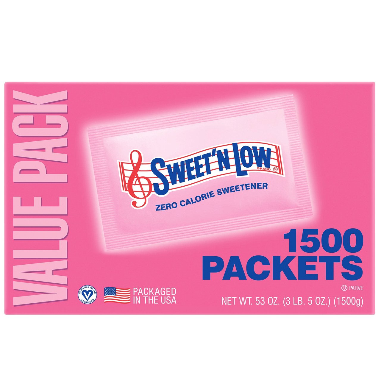 Sweet'N Low Zero Calorie Sweetener, 1,500 CT - Image 1