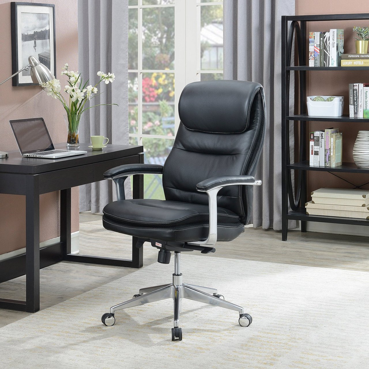 Beautyrest Black Executive Office Chair - Image 1