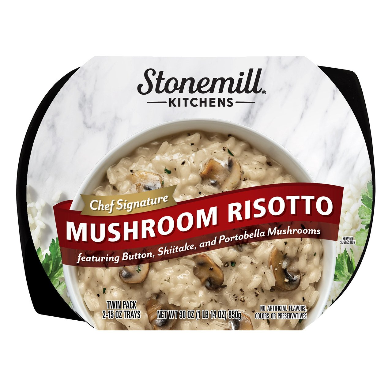 Stonemill Kitchens Mushroom Risotto 30 oz (1.875 lbs) - Image 1