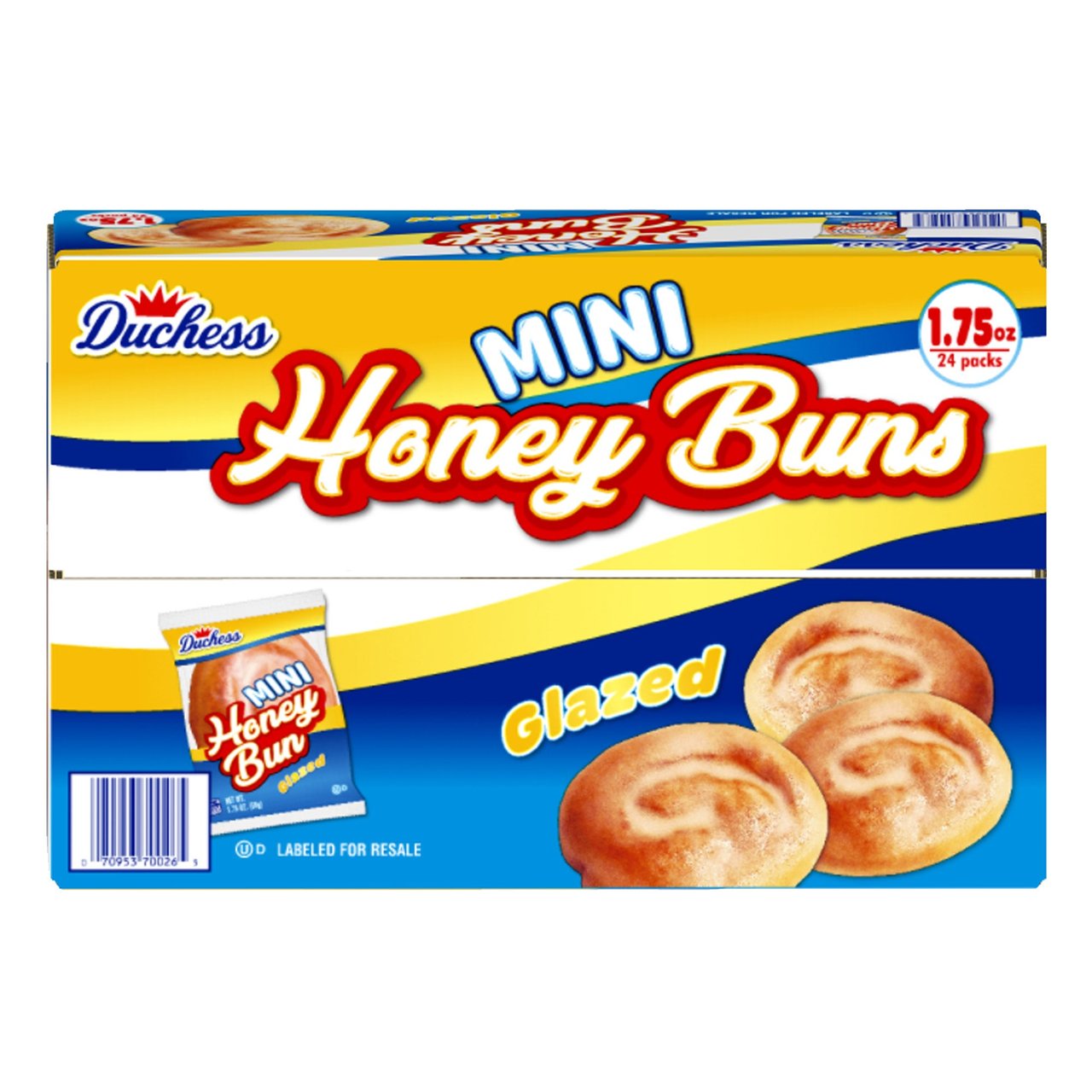 Duchess Mini Honey Buns, 24 CT - Image 1