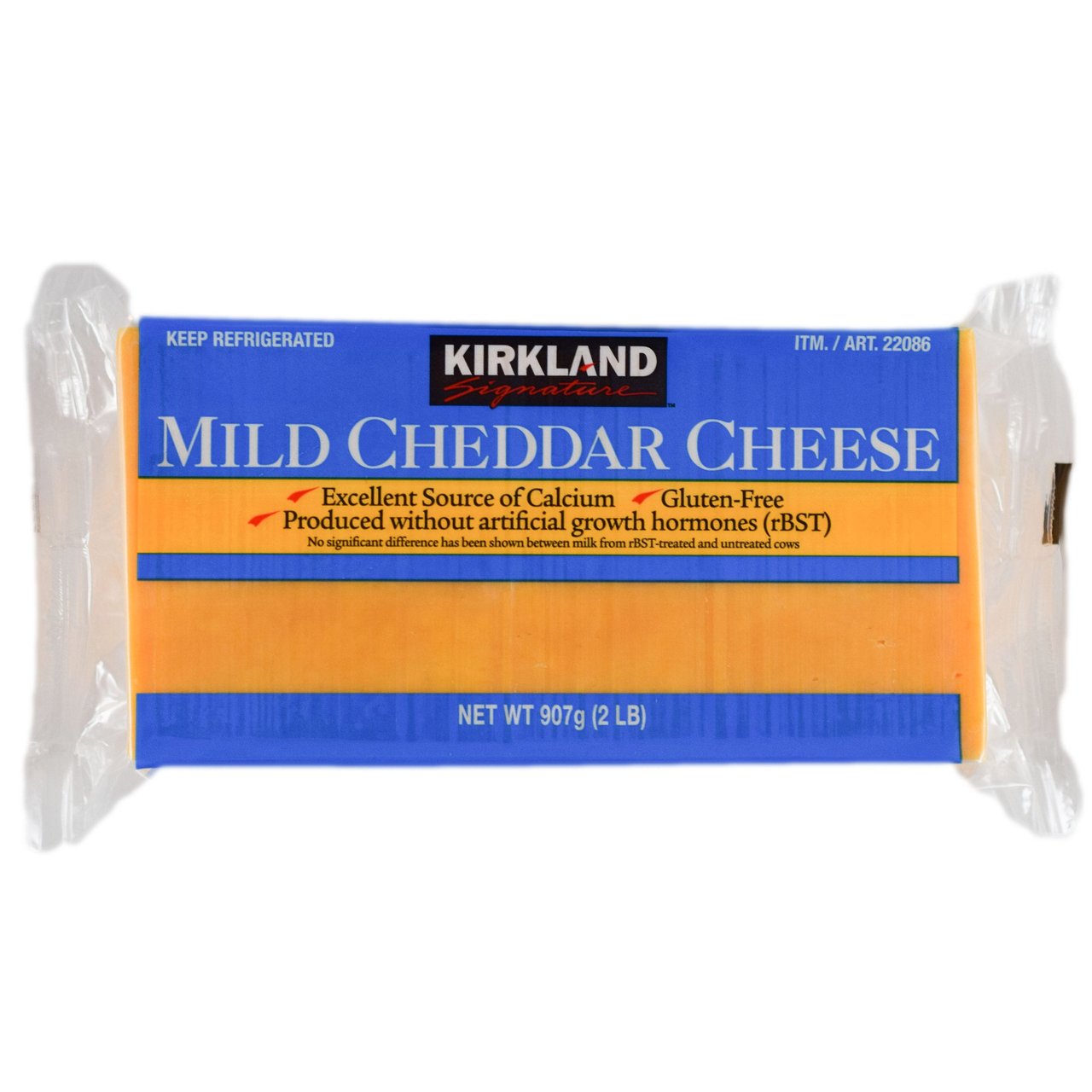 Kirkland Signature Mild Cheddar, 2 lb - Image 1