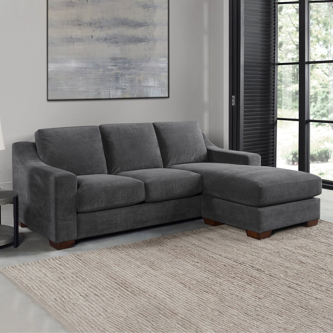 Kent Fabric Sofa Chaise - Image 1