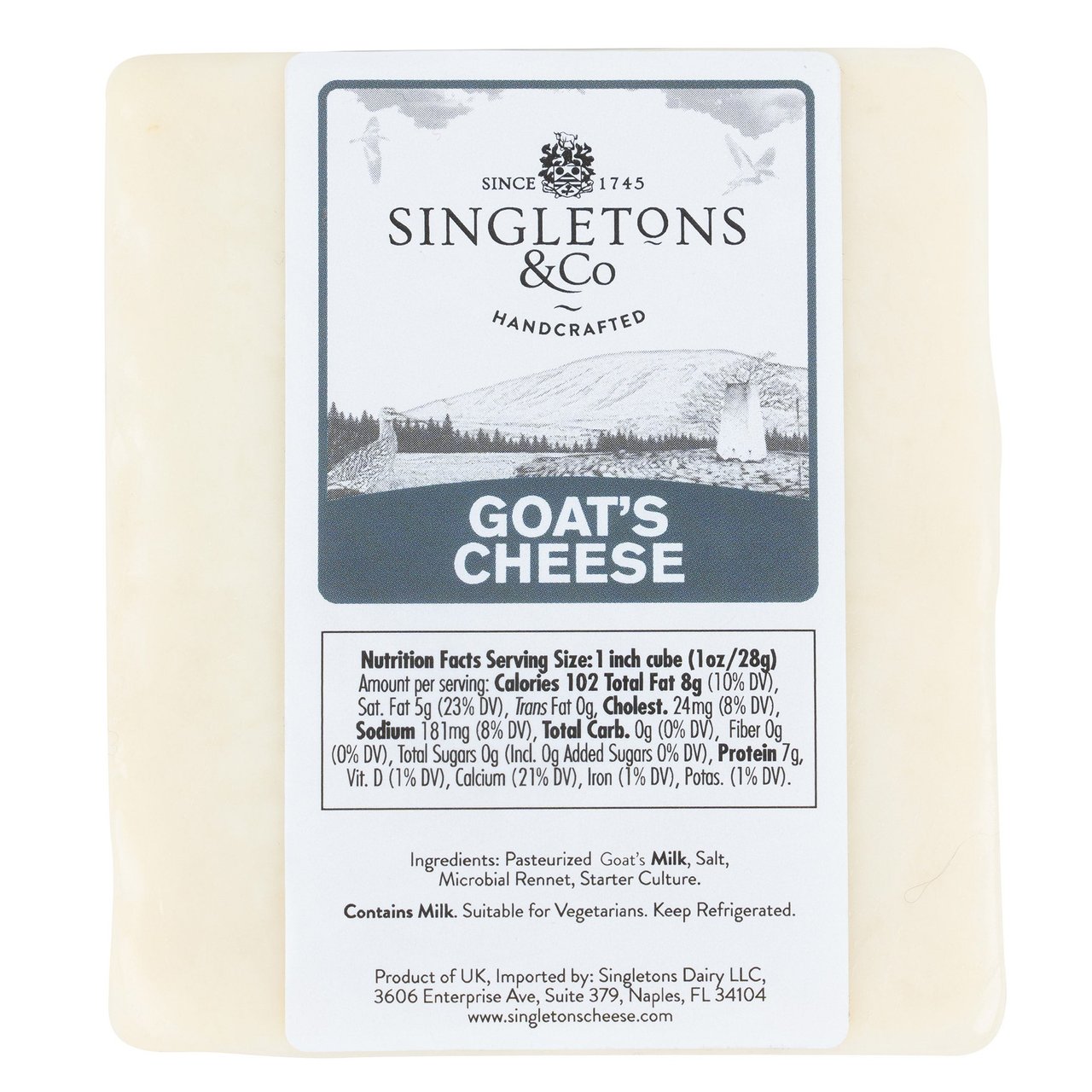 Singletons Goat Cheese, Price Per Pound