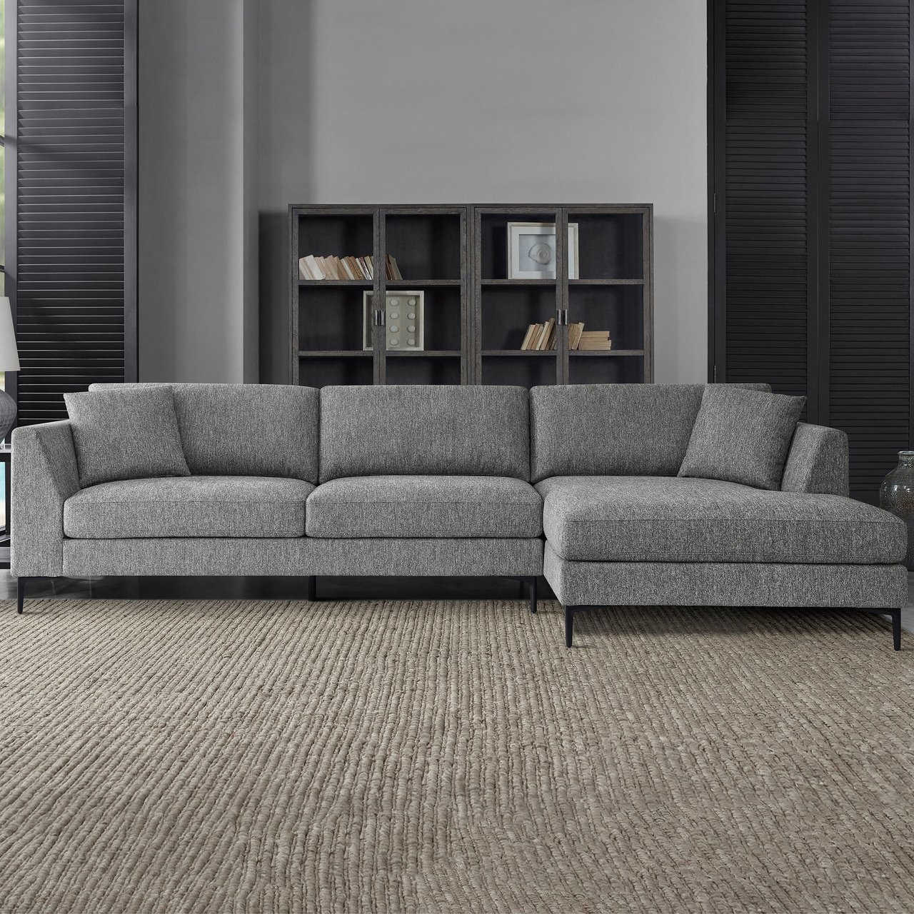 Thomasville Odette 2-Piece Fabric Sectional - Image 1