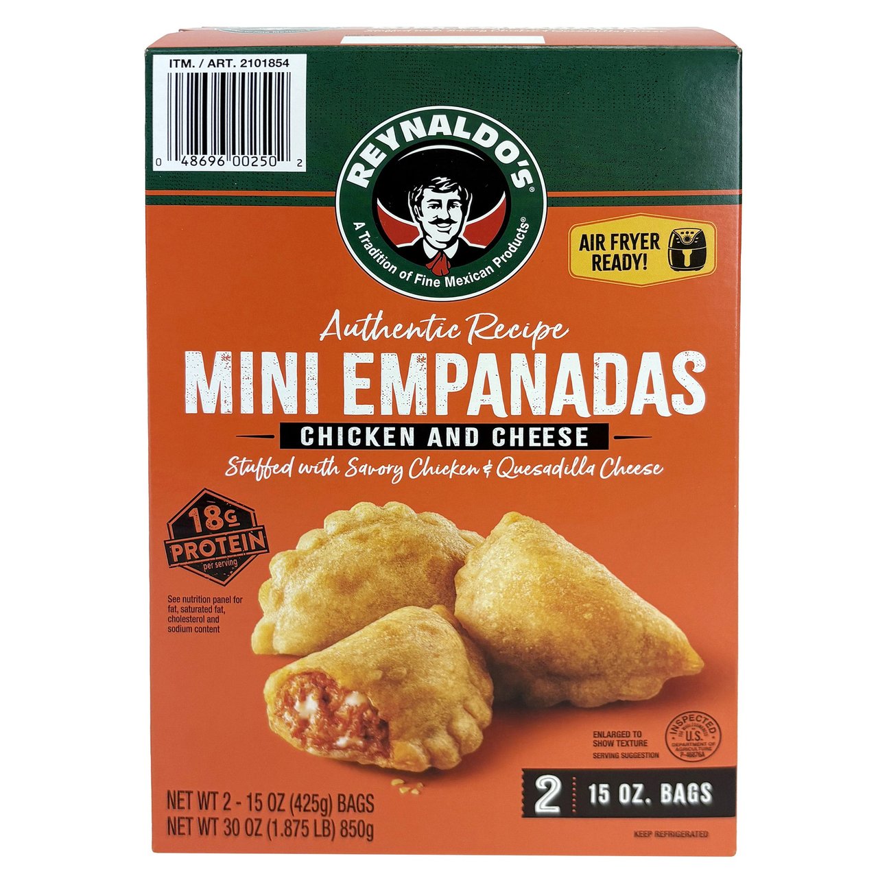 REYNALDO'S CHICKEN EMPANADAS 30 OZ NET WT(1.875 LB) - Image 1