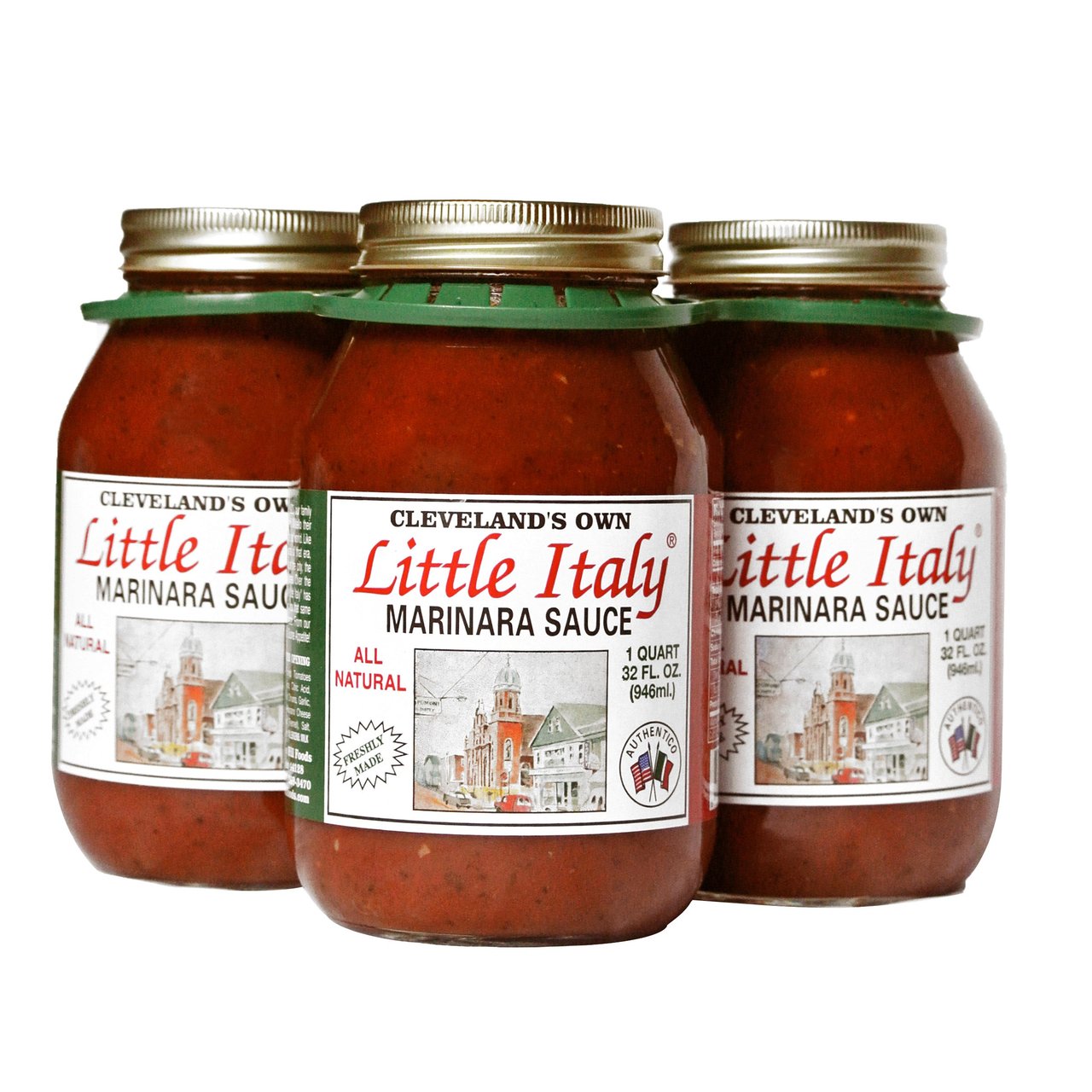 Little Italy Marinara Sauce, 3 x 32 Ounce Jars - Image 1