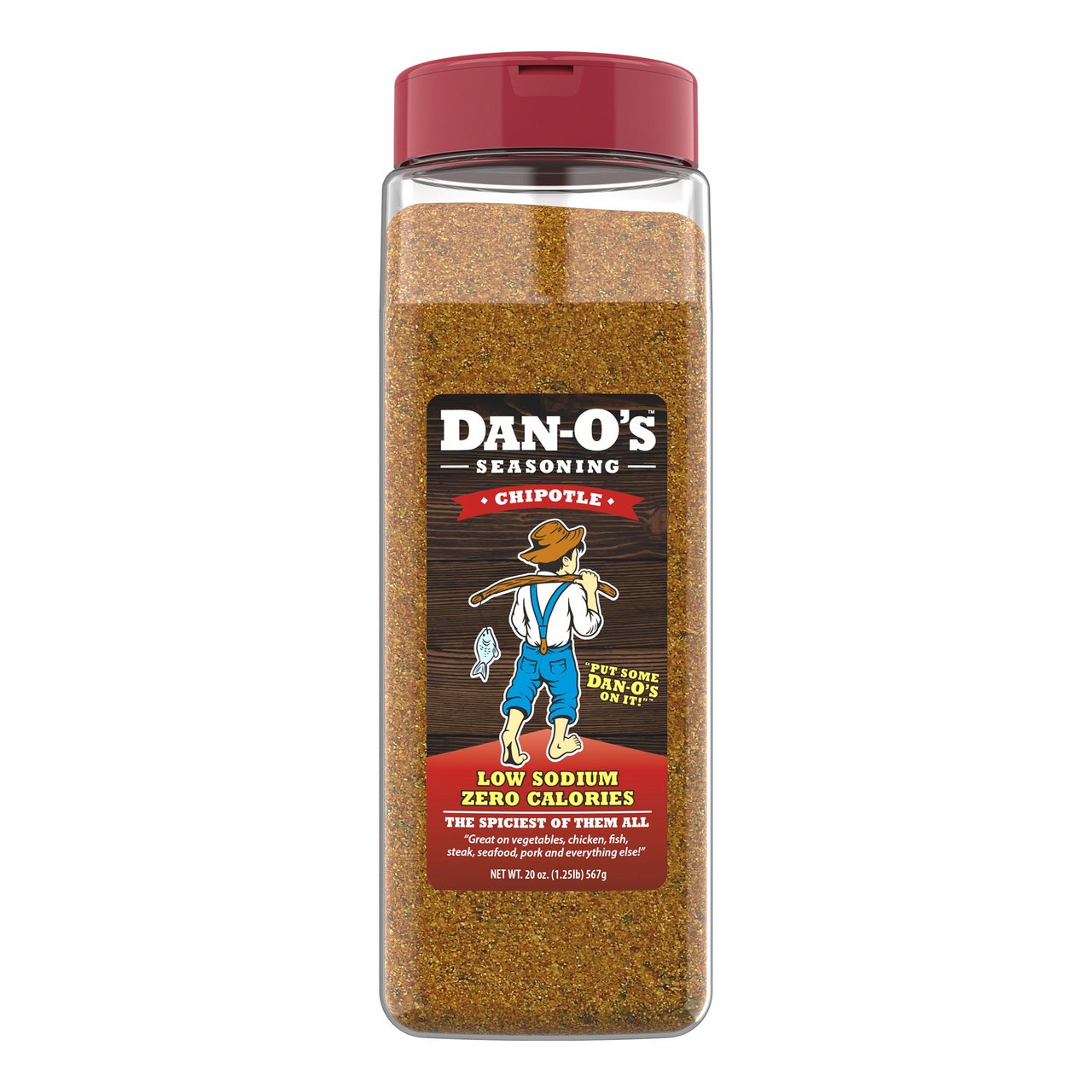 Dan-O's Seasoning Chipotle Low Sodium 20 Ounce Container