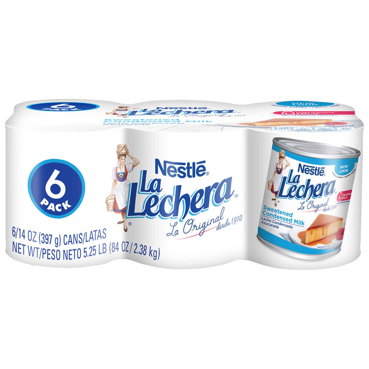 Nestle La Lechera Sweetened Condensed Milk, 14 oz, 6-Count - Image 1