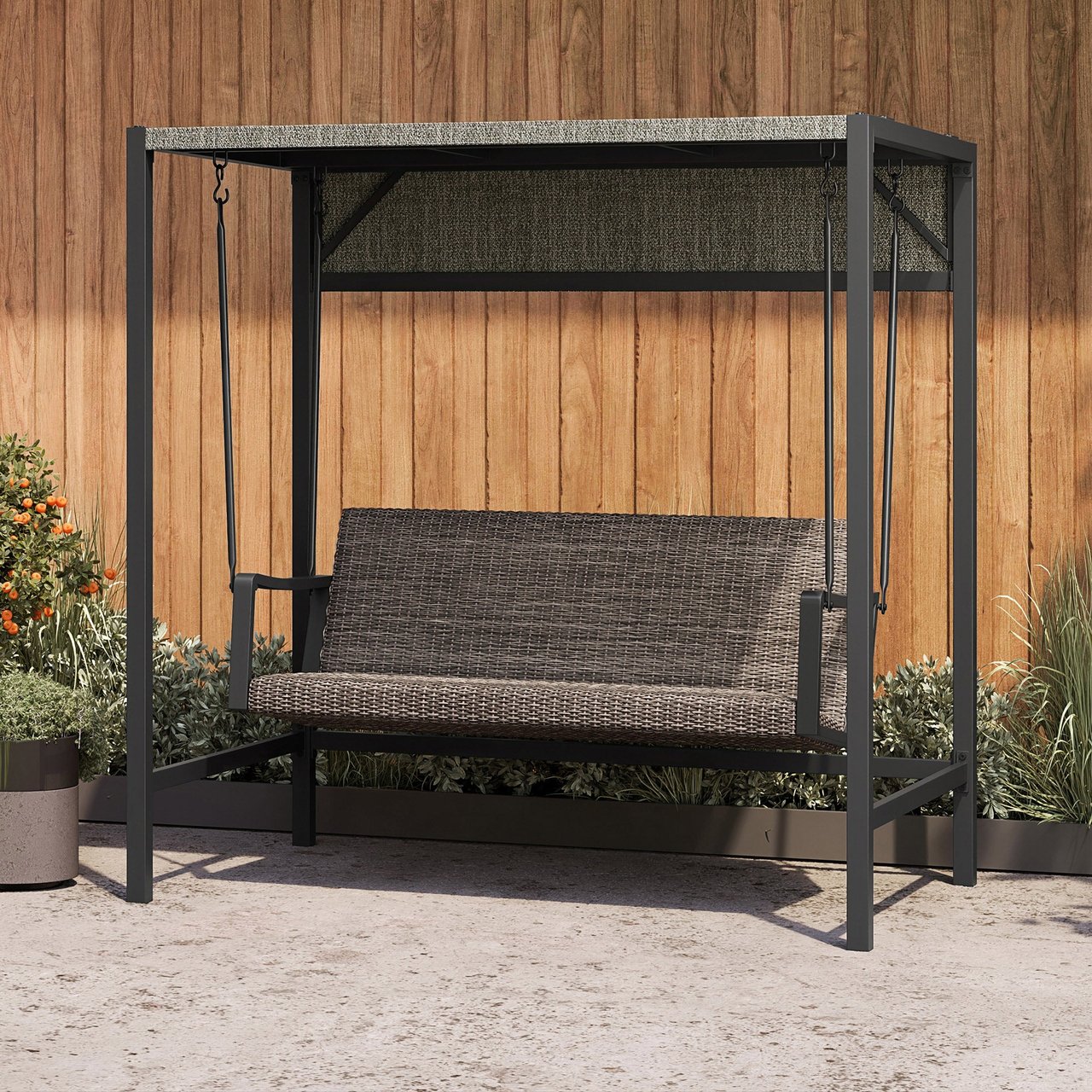 Agio Woven Patio Swing - Image 1