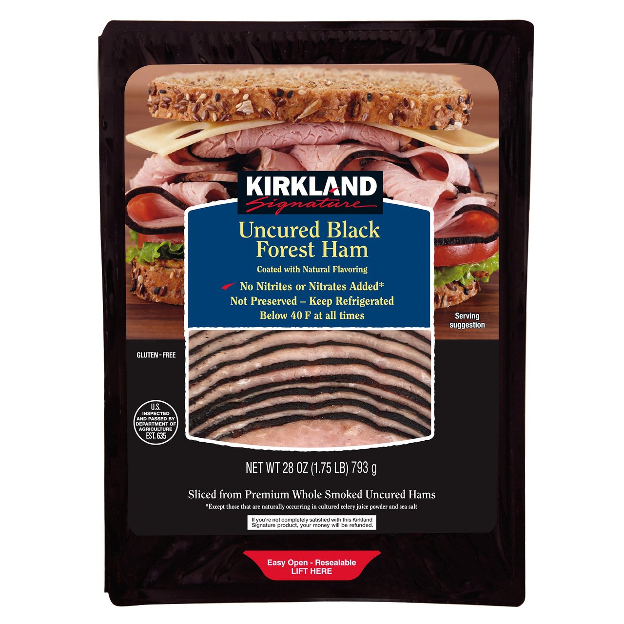Kirkland Signature Black Forest Ham 28 Ounce Package - Image 1