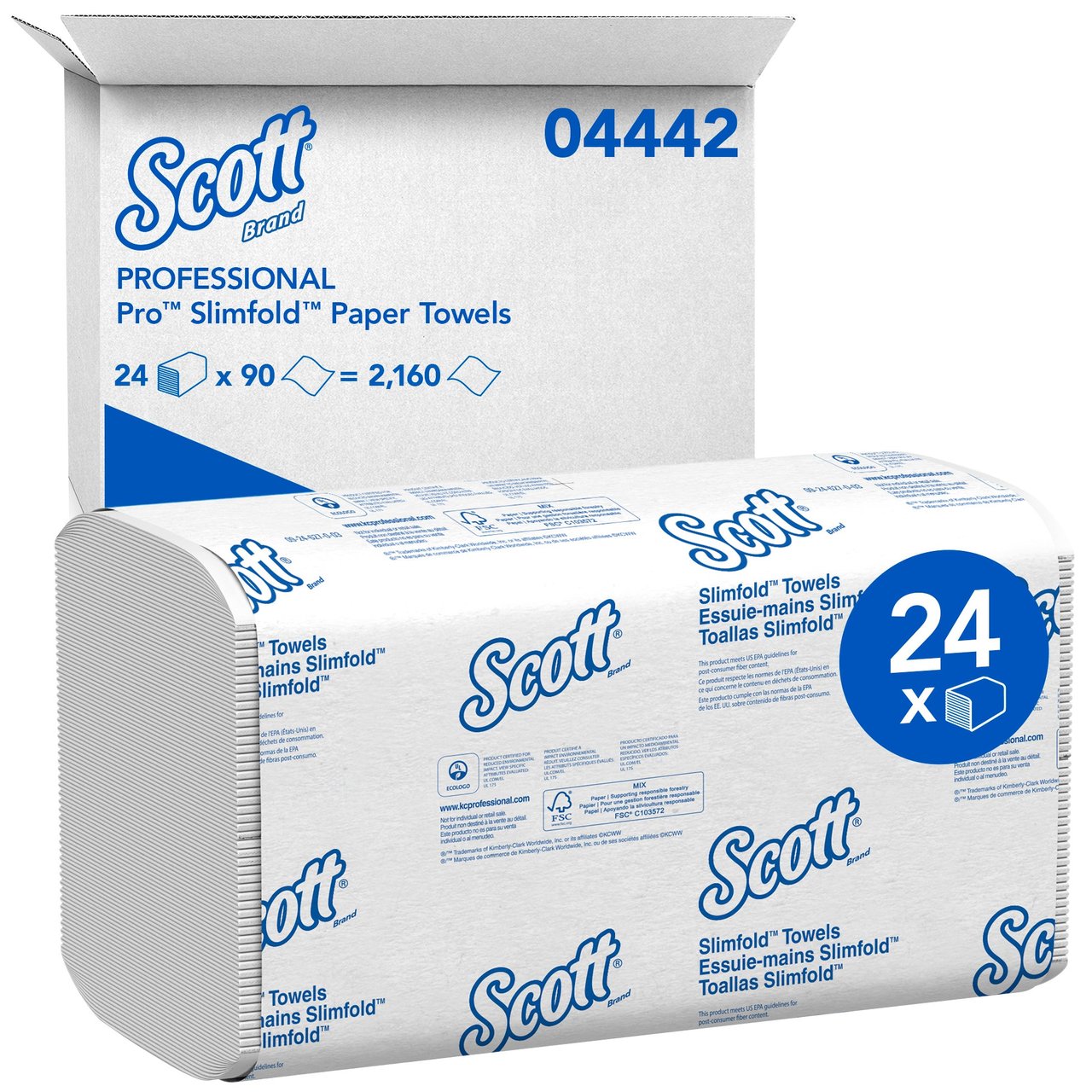 Kleenex Slimfold Paper Towels KCC04442 - Image 1