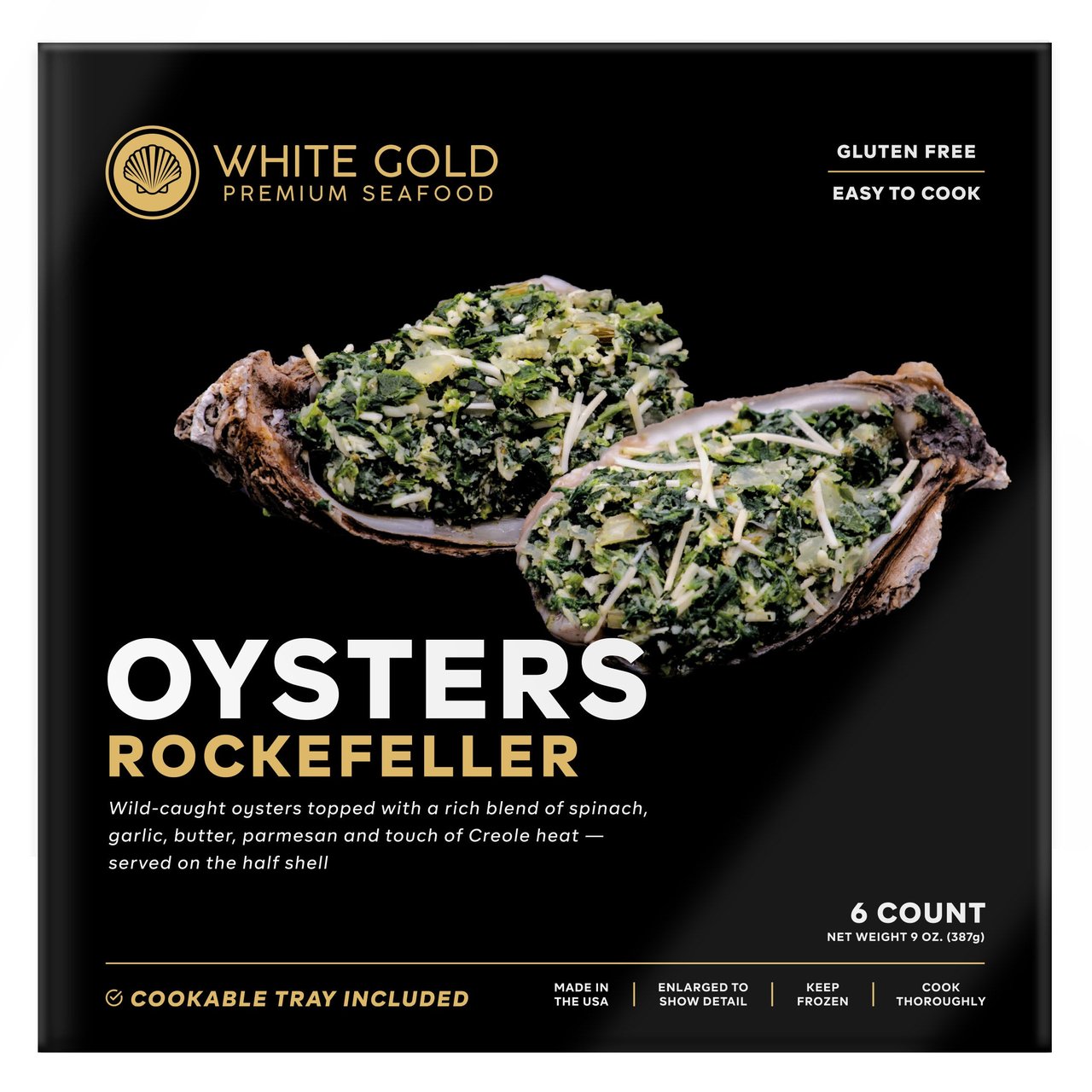 White Gold Oysters Rockefeller 6/1.8 oz - Image 1