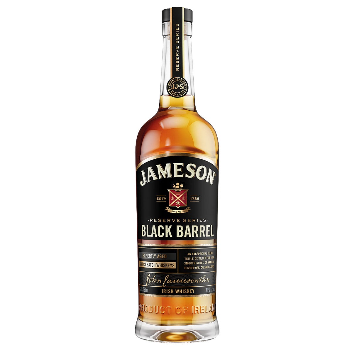 Jameson Select Reserve Black Barrel Irish Whiskey 750ML