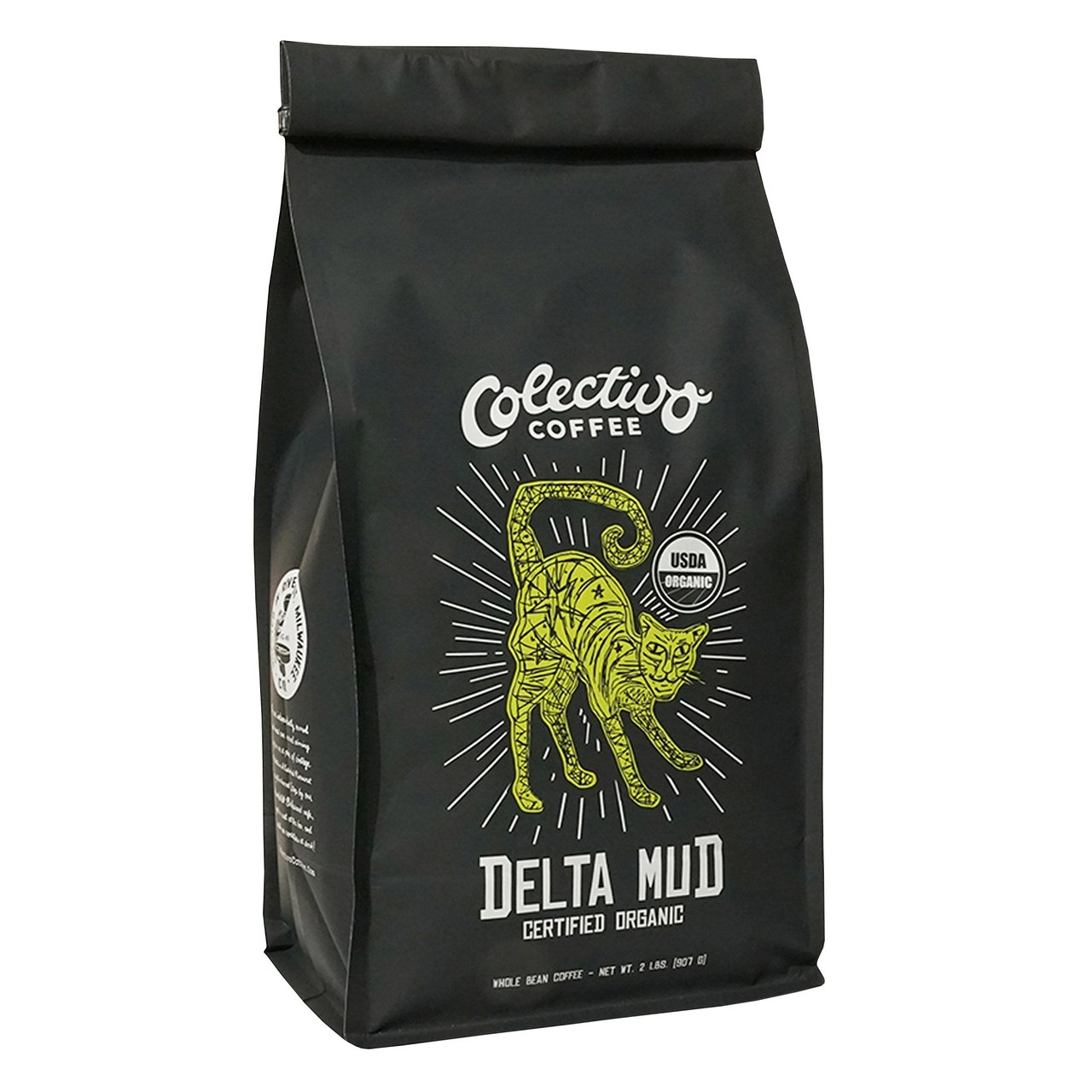 Colectivo Coffee Delta Mud Whole Bean 2 Pound Bag - Image 1