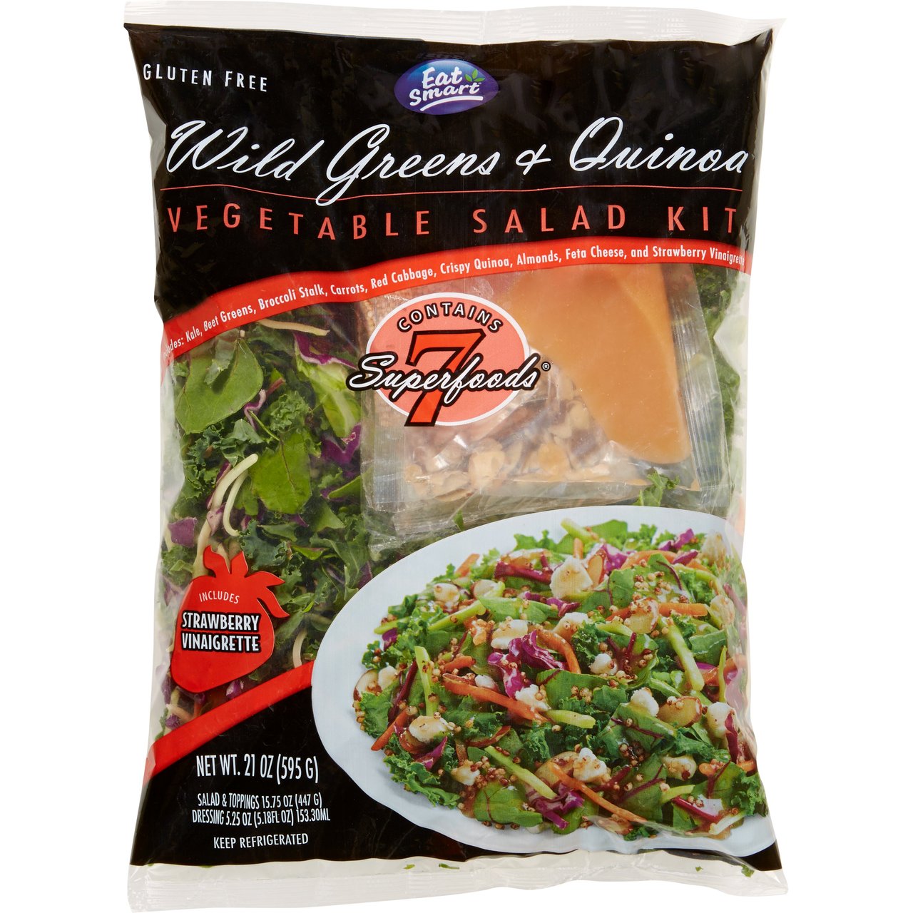 Organic Strawberry Harvest Salad Kit, 18 oz - Image 1