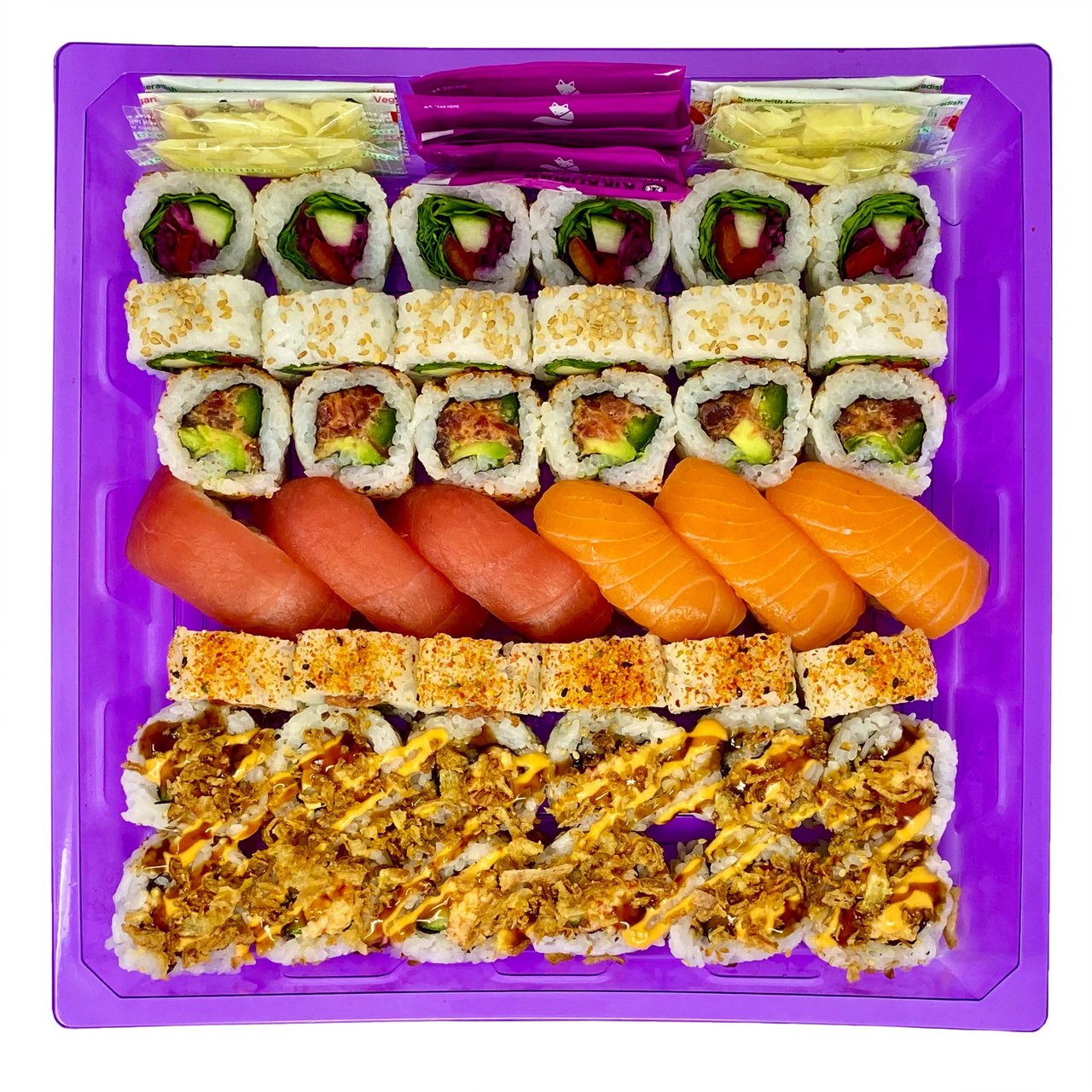 Snowfox Matsuri Sushi Platter, 42 Pieces - Image 1