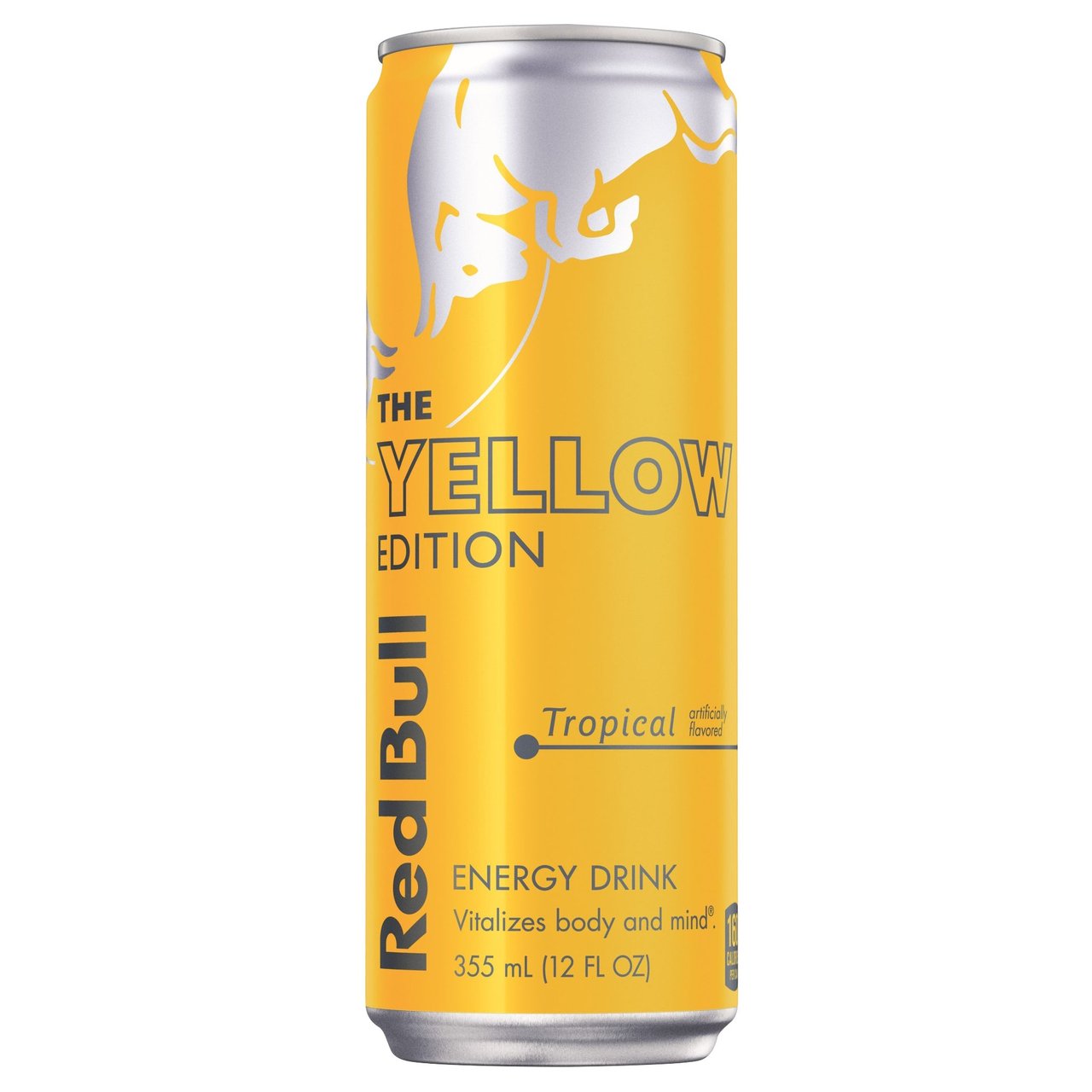 Red Bull Yellow Edition Tropical Fruit Energy Drink, 24 x 12 oz - Image 1