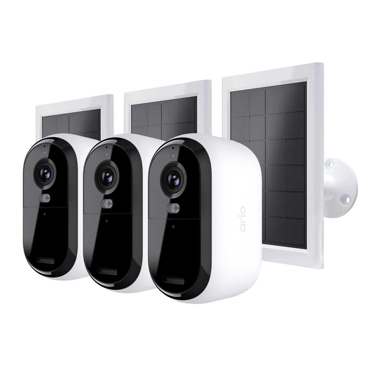 Arlo Essential Wirefree Spotlight 3 Cameras, 3 Solar Panels - Image 1