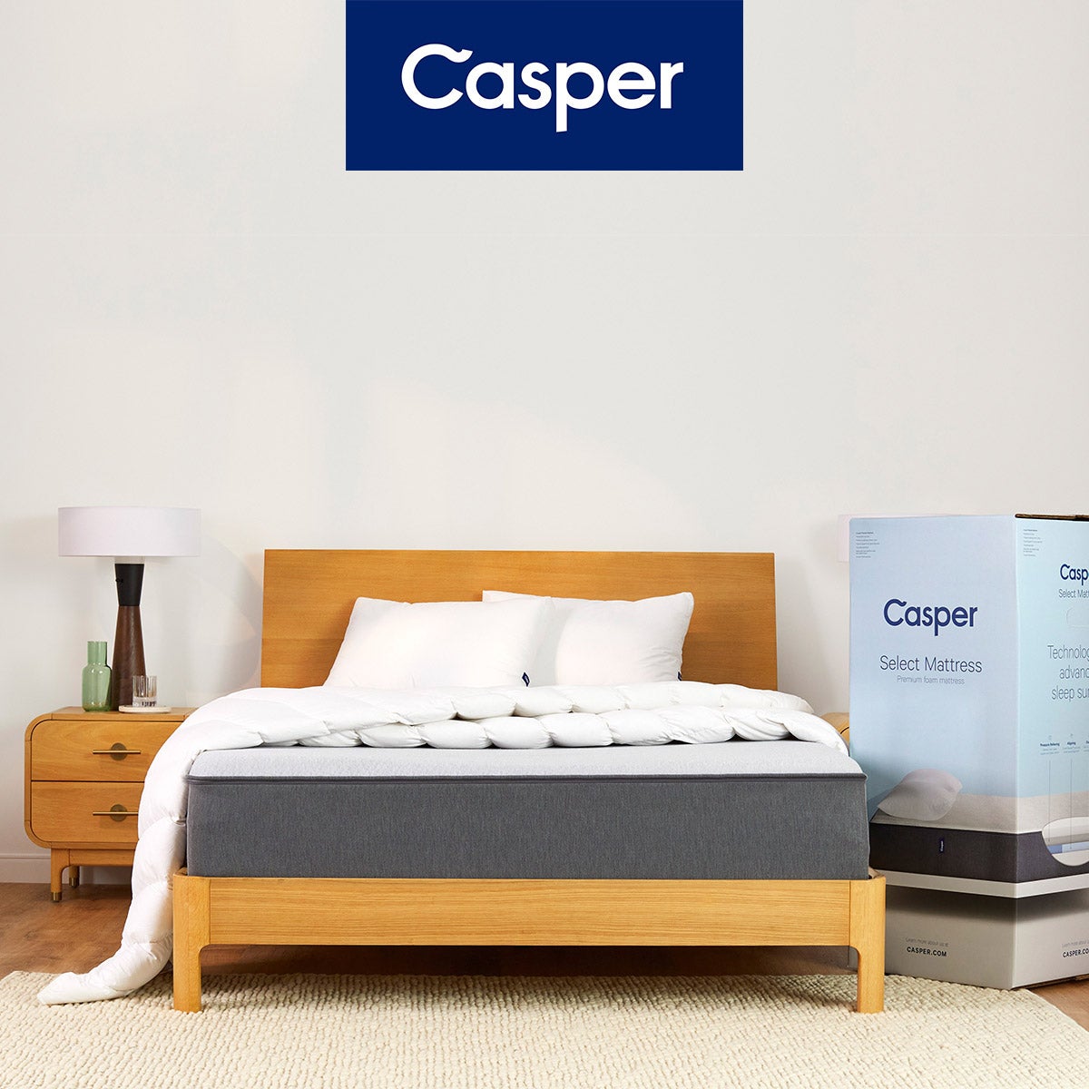 Casper Select 12" Memory Foam King Mattress - Image 1