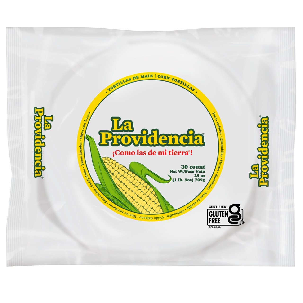 La Providencia Yellow Corn Tortilla, 30 CT / 25 oz - Image 1