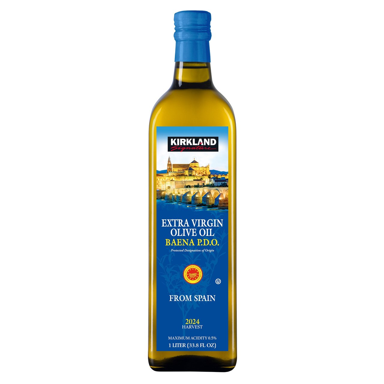 Kirkland Signature Baena PDO Extra Virgin Olive Oil 1 Liter - Image 1