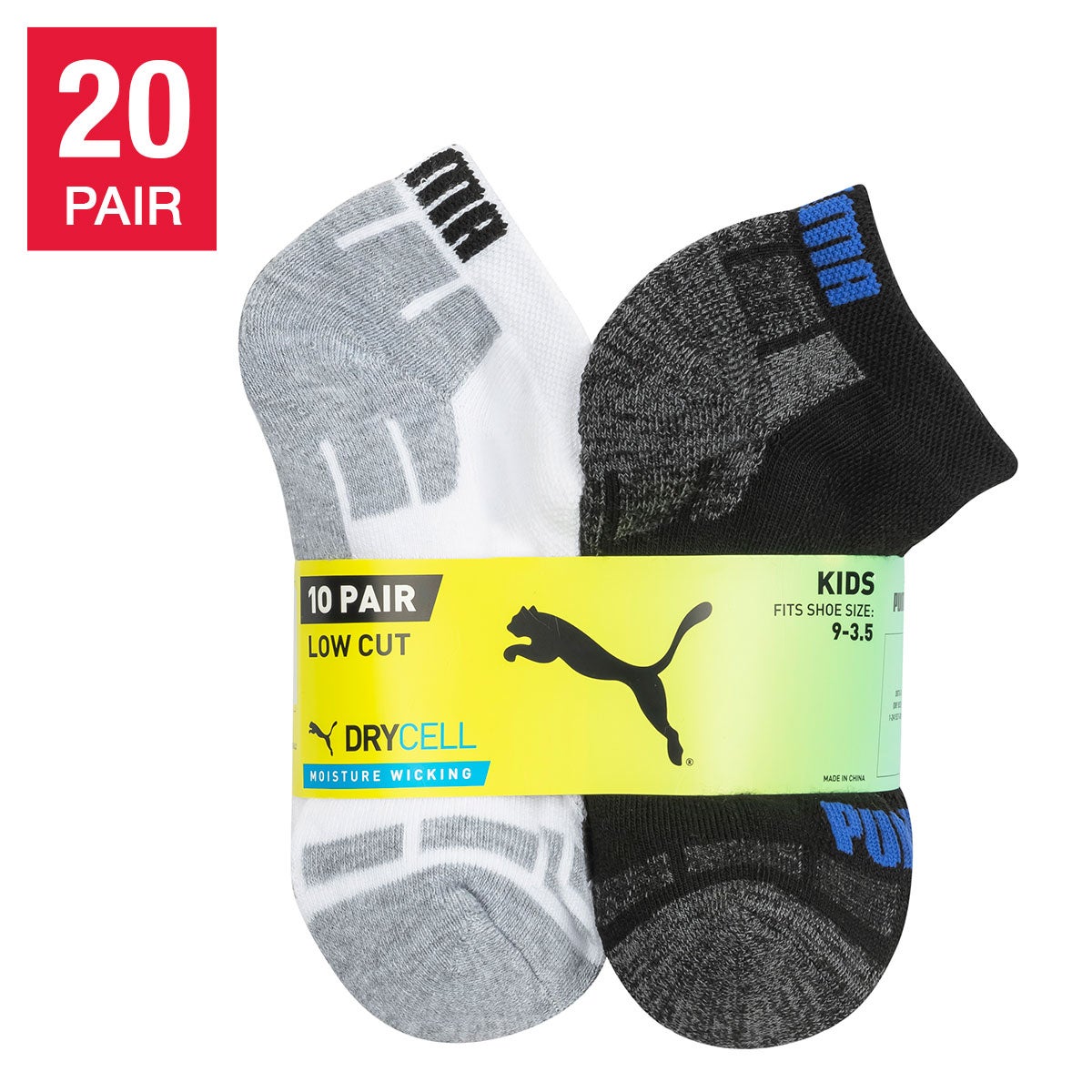 PUMA Youth 10-Pair Socks - Image 1
