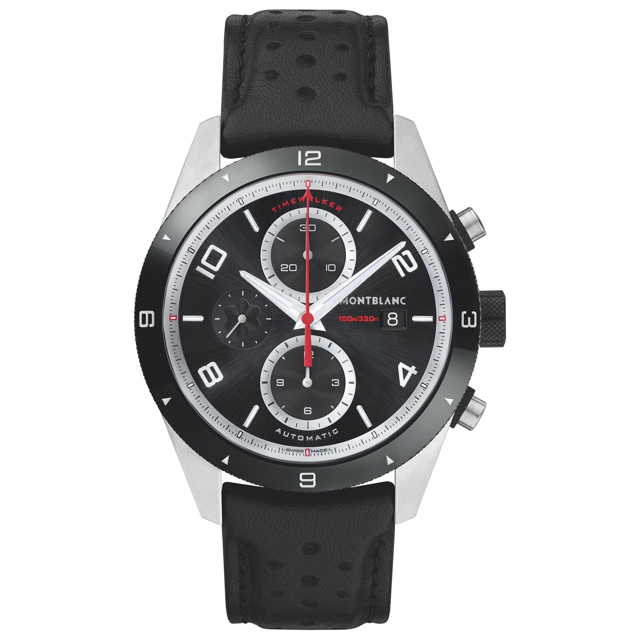 Montblanc TimeWalker Black Dial Chronograph Men's Automatic Watch