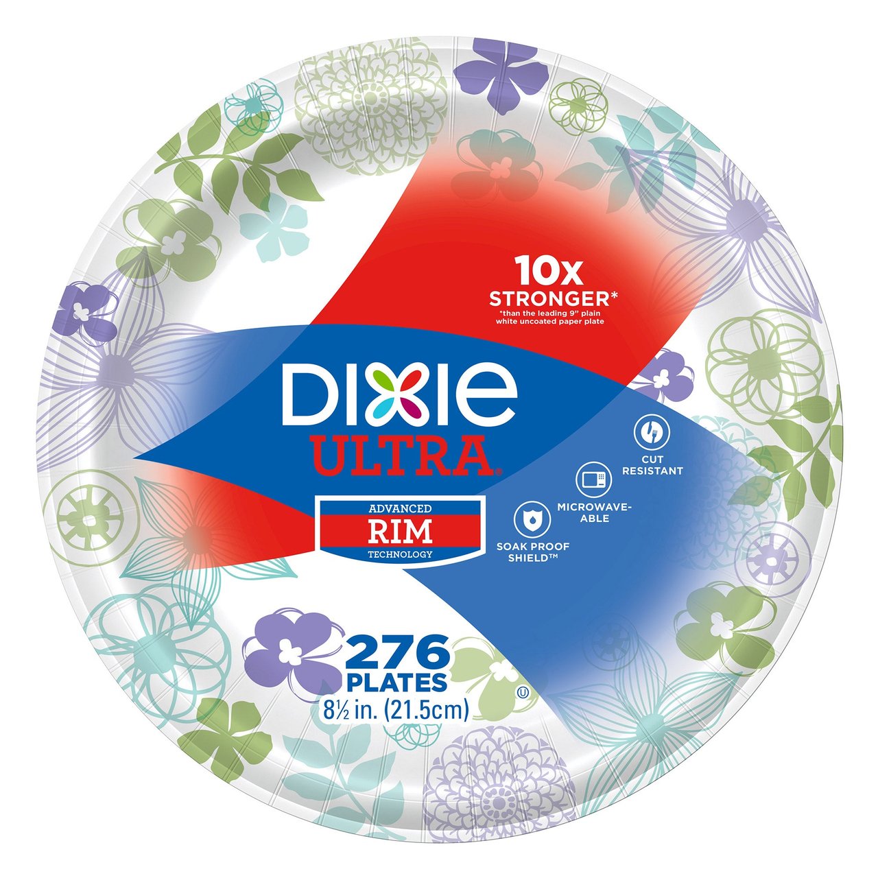 DIXIE ULTRA 8 1/2" PLATES 276 COUNT - Image 1