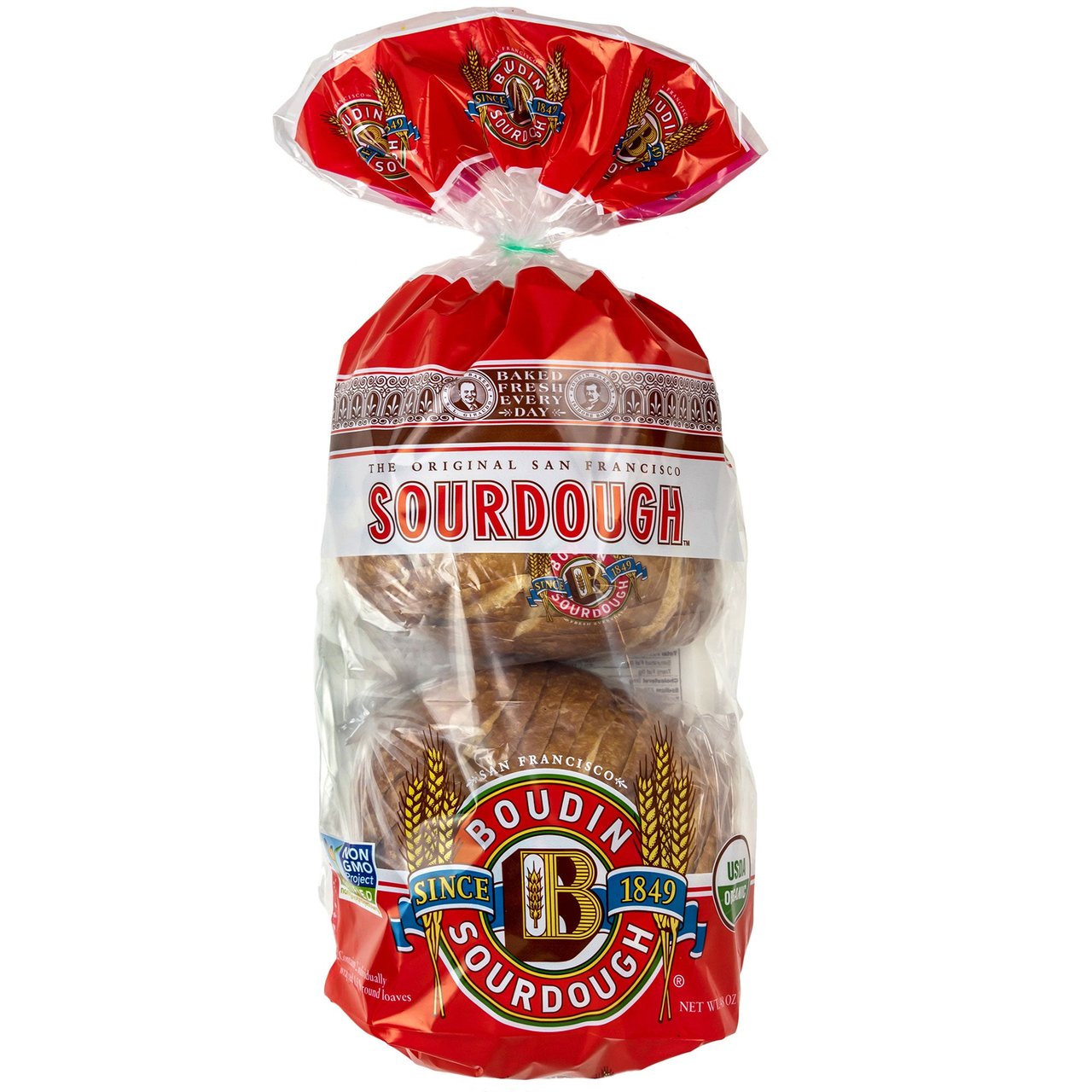 Organic Boudin Sliced Sourdough Round, 2 Pack, 24 Ounces Each - Image 1