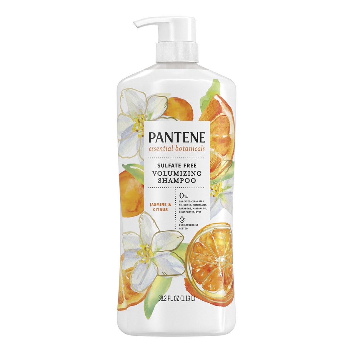 Pantene Essential Botanicals Jasmine & Citrus Shampoo 38.2 oz - Image 1