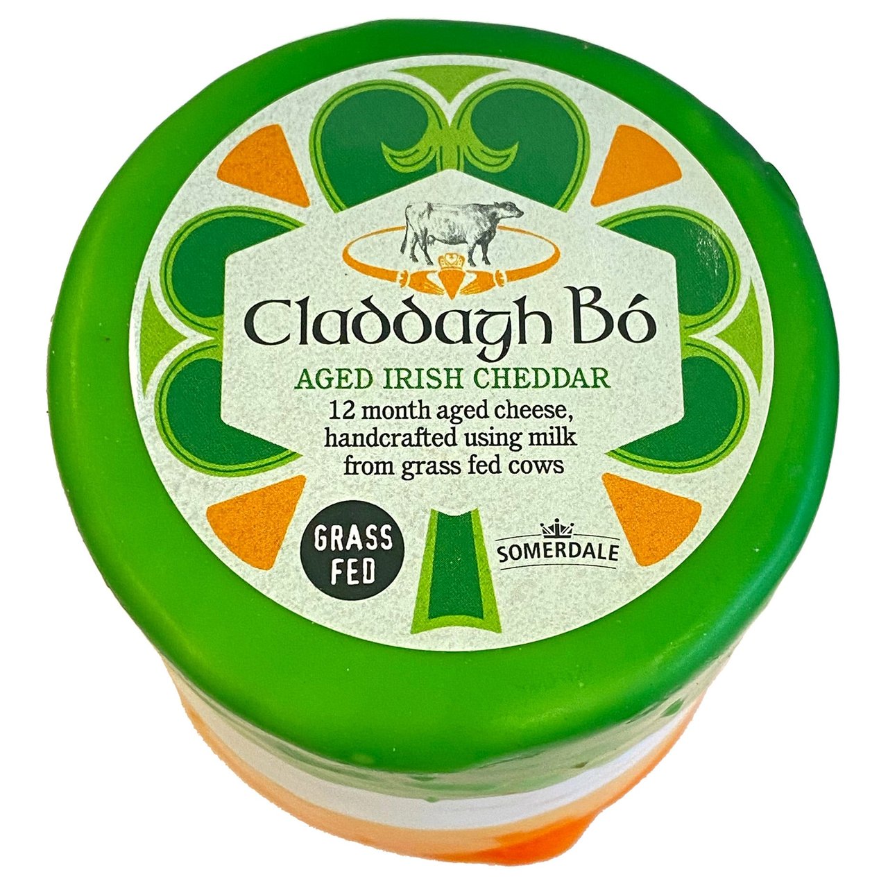 Somerdale Claddagh Bó Aged Irish Cheddar 14 Ounces - Image 1