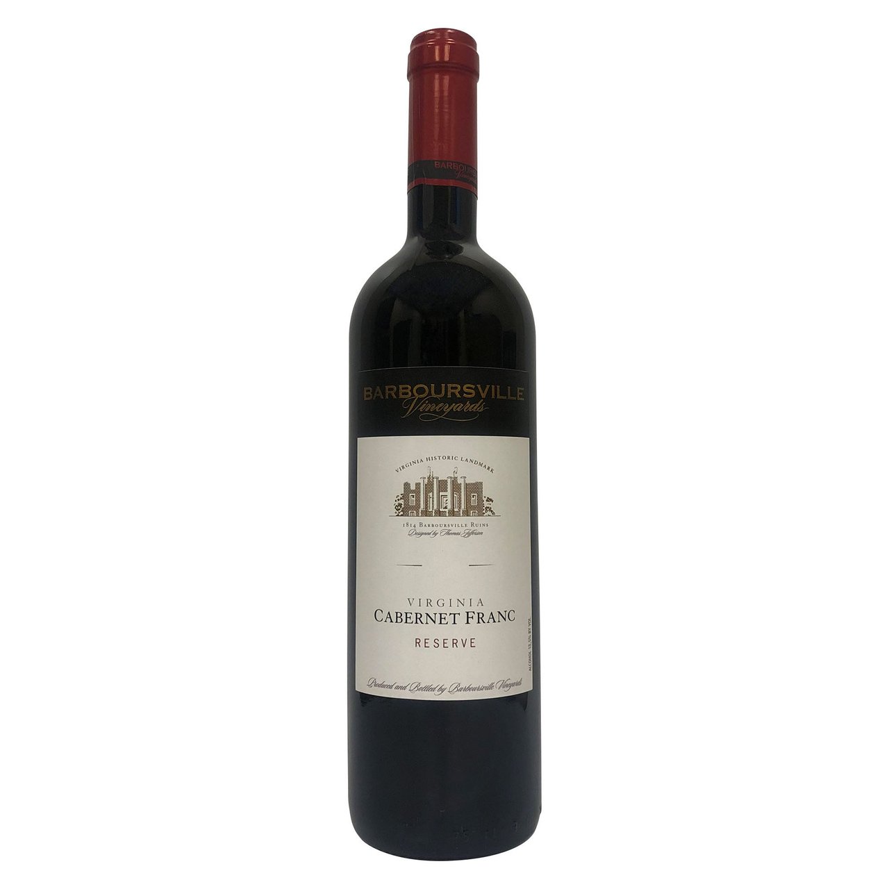Barboursville Vineyards Cabernet Franc Reserve Virginia 750ml - Image 1