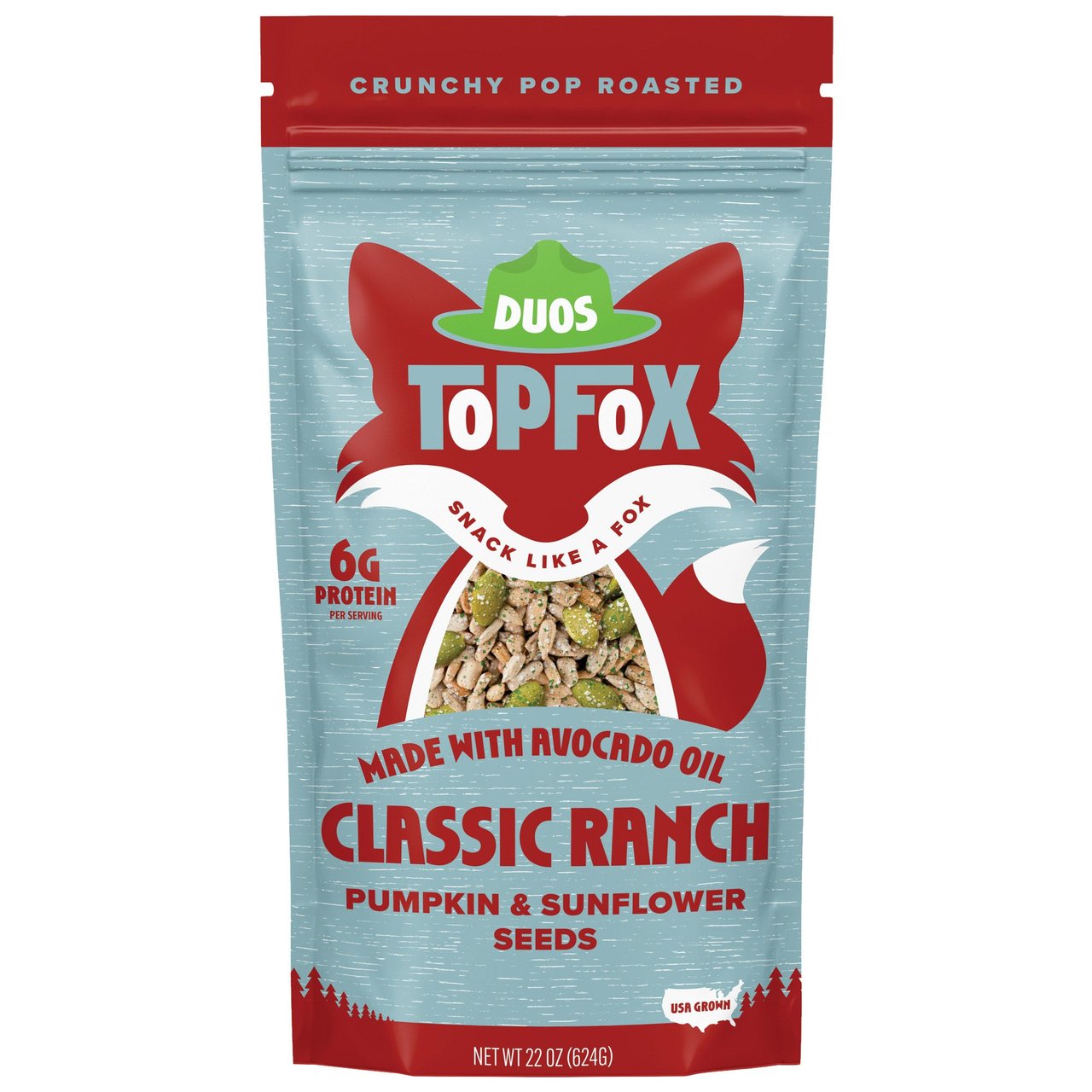 Top Fox Duos Organic Ranch Snacking Seeds 22oz - Image 1