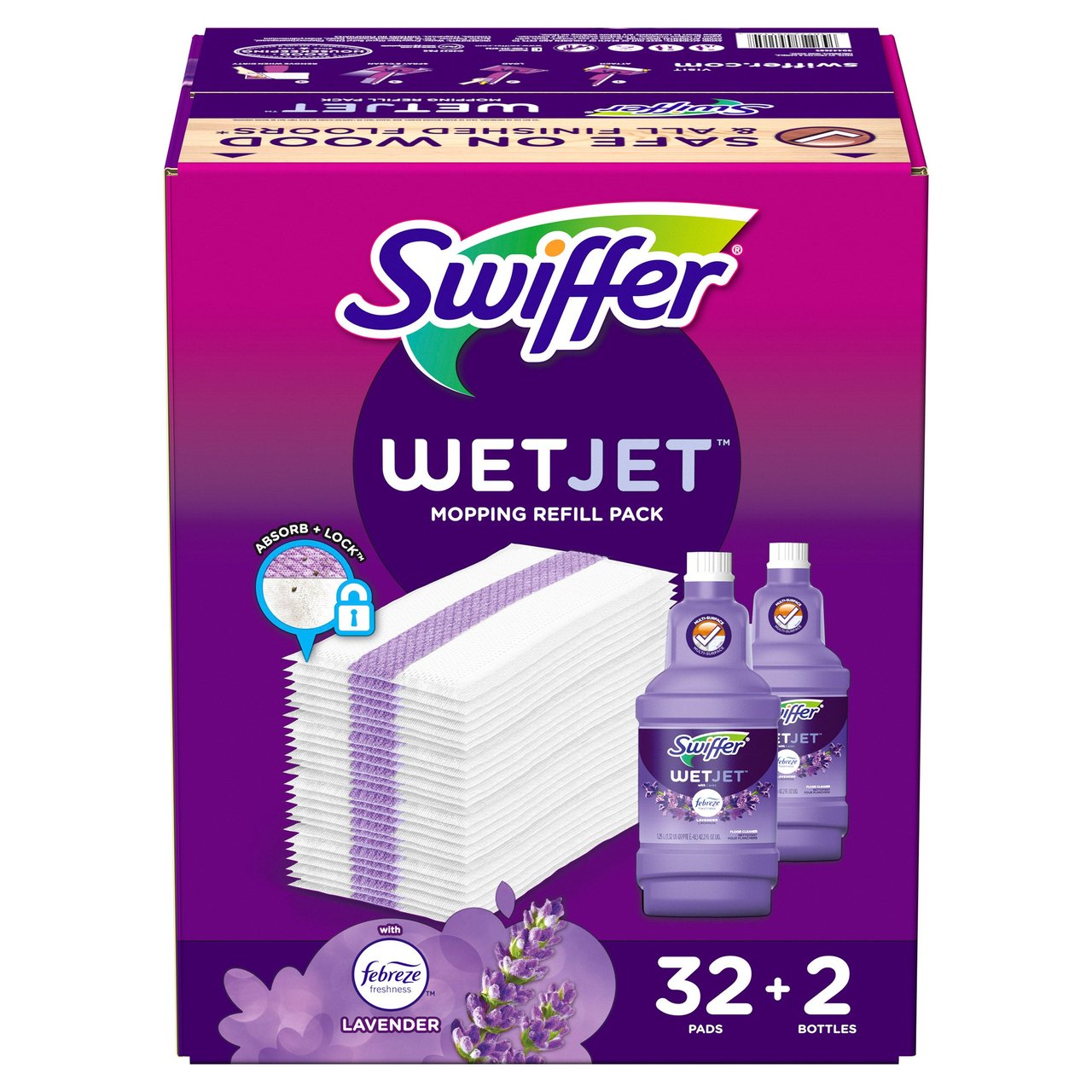 Swiffer WetJet Refill Pack 32 Pads + 2 Refills - Image 1