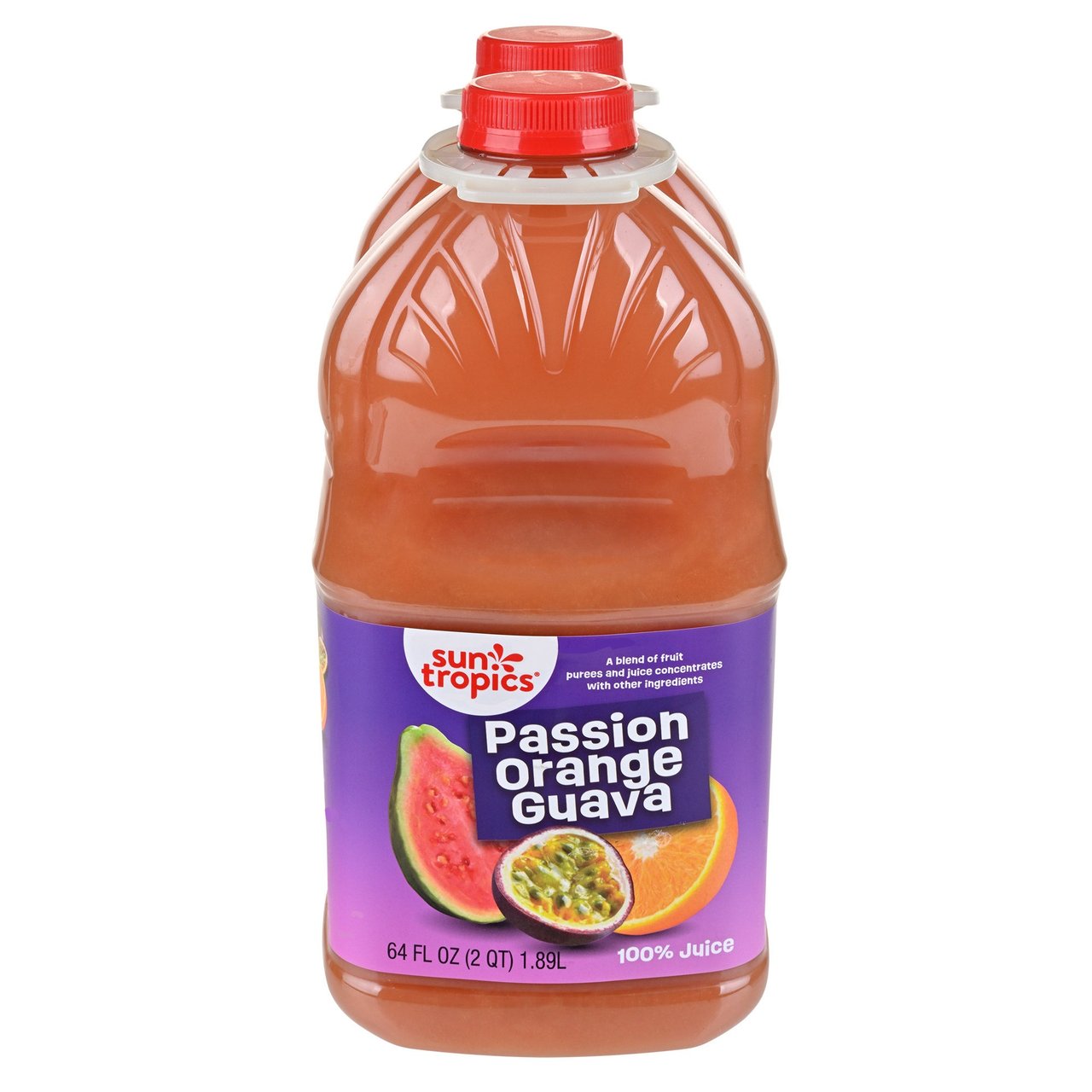 Sun Tropics Passion Orange Guava Juice, 2-Pack, 64 fl oz Each